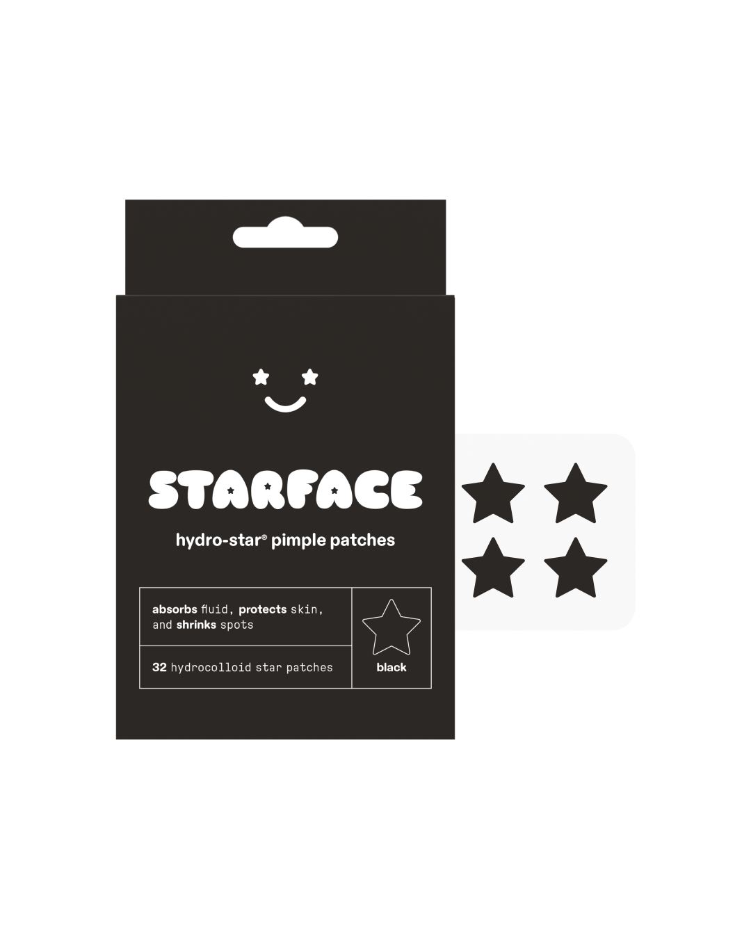black star - Colorful Skin Care Stickers