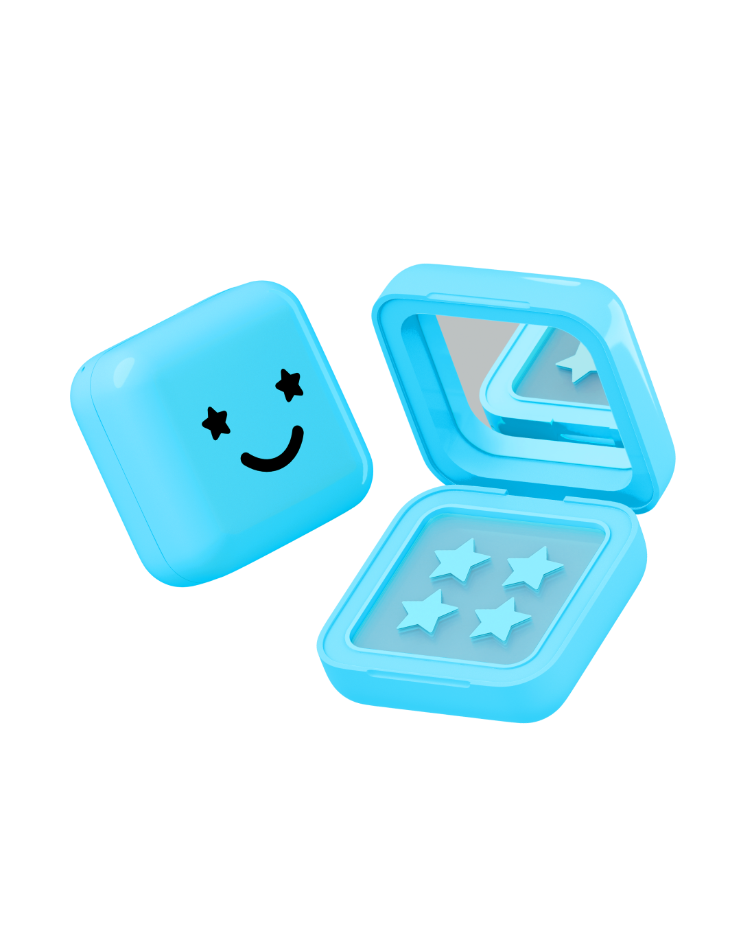 hydro-stars® + big blue - Glow Ready Fun Shape Patches