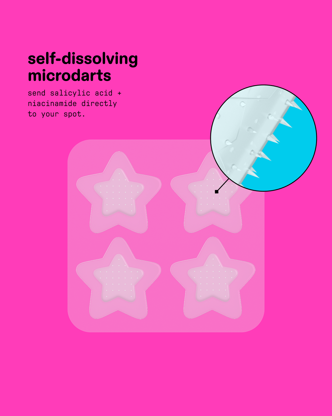 hydro-star® microdarts + salicylic acid - Self Care Spot Patches