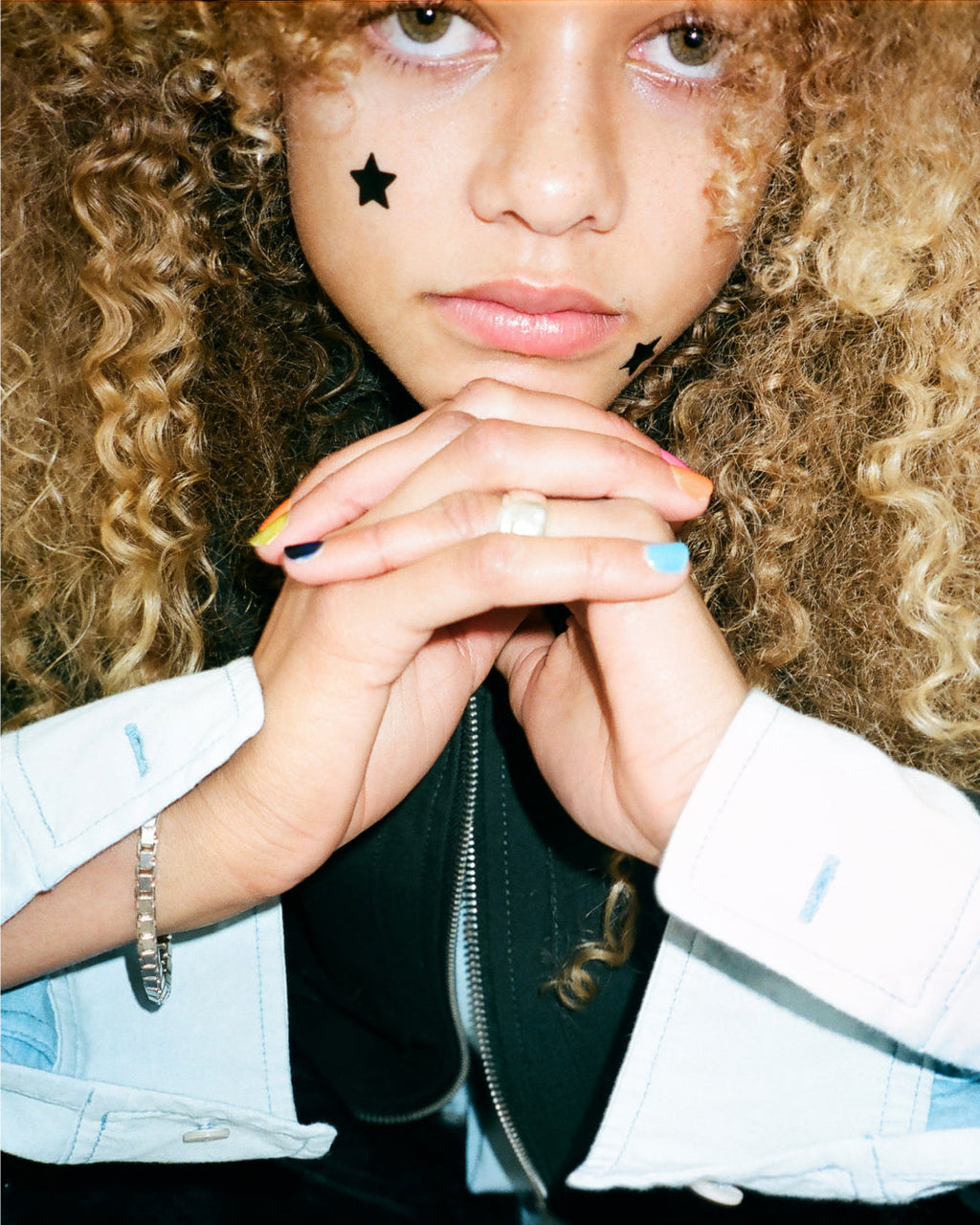 black star - Colorful Skin Care Stickers