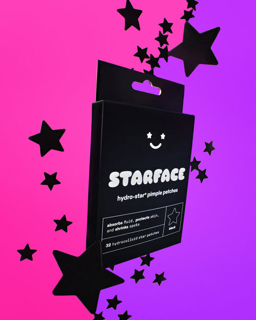 black star - Colorful Skin Care Stickers