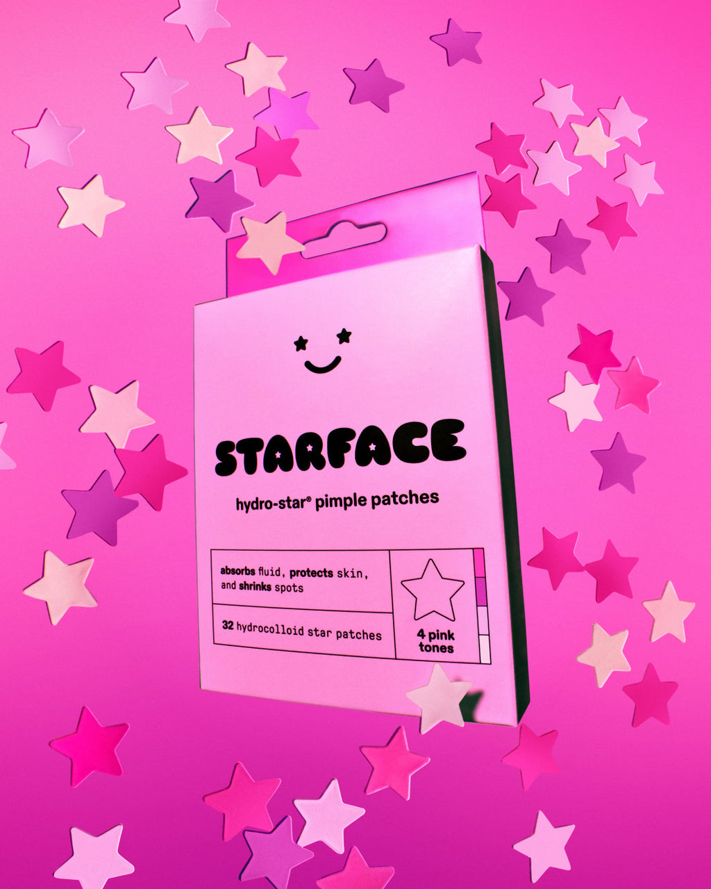 pink star - Travel Ready Hydrocolloid Patches