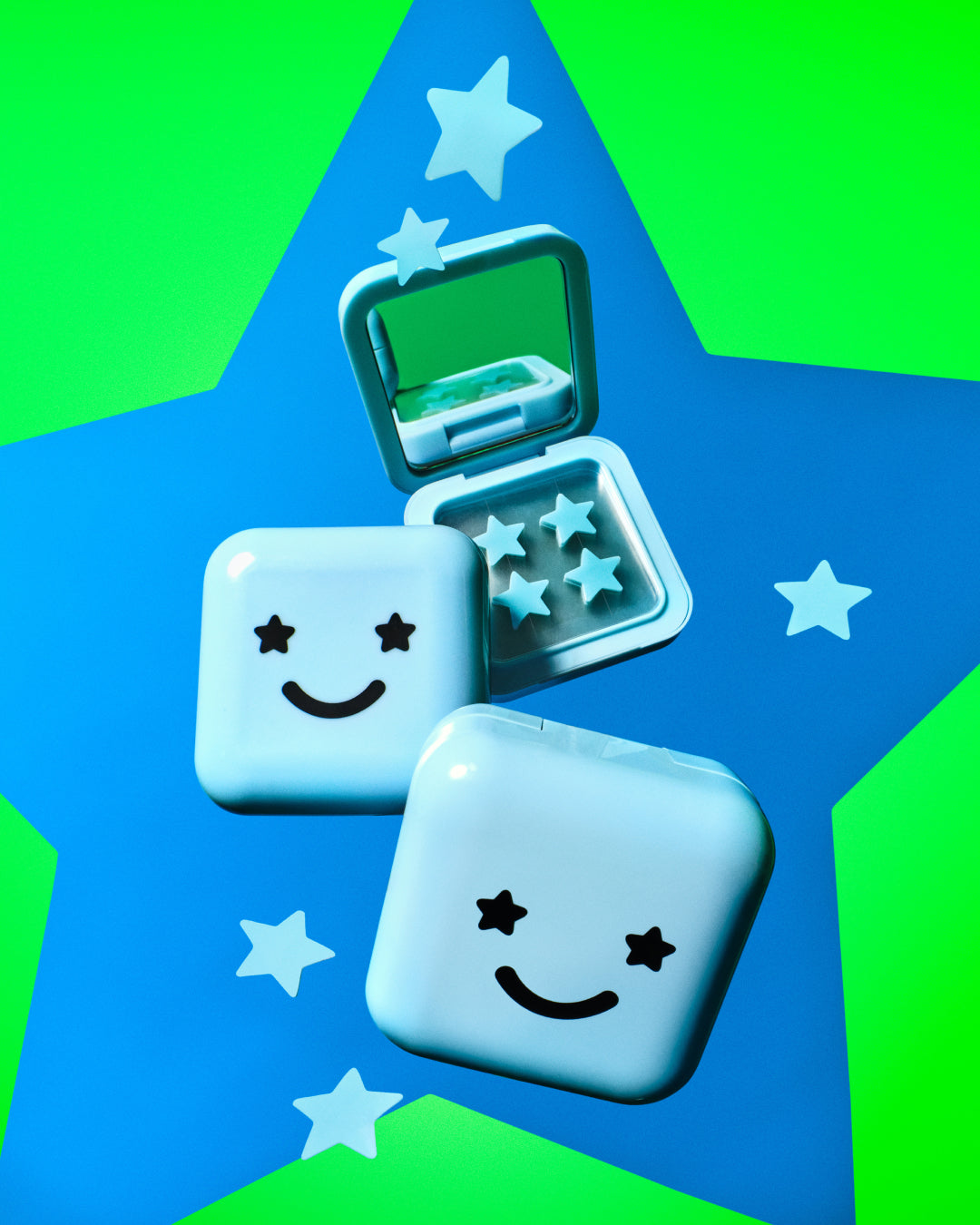 hydro-stars® + big blue - Glow Ready Fun Shape Patches