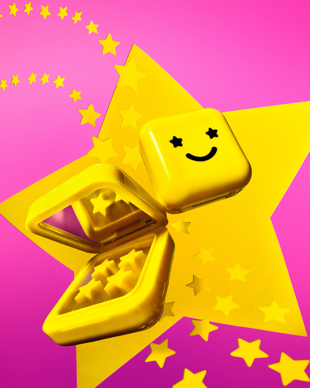 hydro-stars® + big yellow - Cute Clear Cover Patches