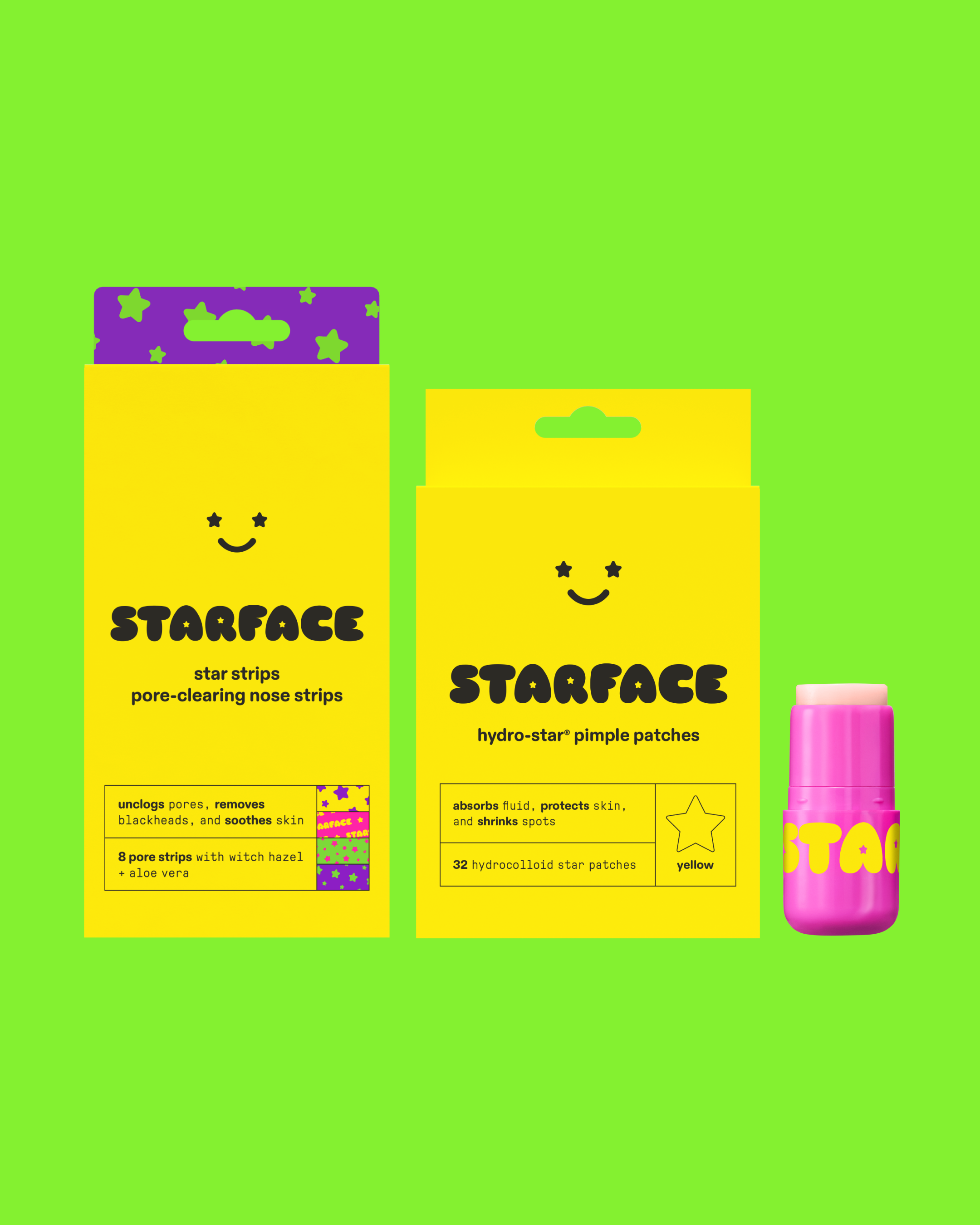 super cute trio - Travel Ready Skin Sticker Patches