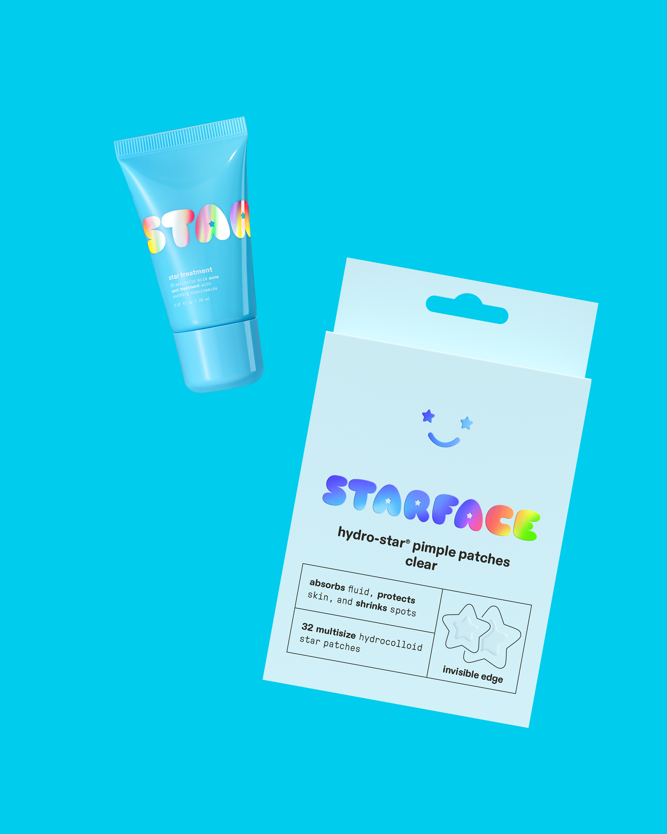 star treatment™ + hydro-star® clear bundle - Smooth Look On The Go Patches