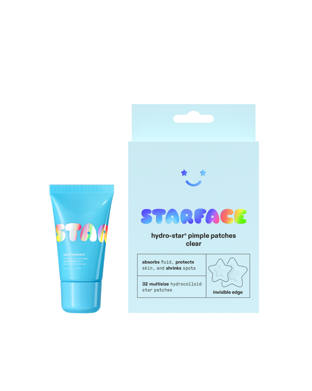 star treatment™ + hydro-star® clear bundle - Smooth Look On The Go Patches