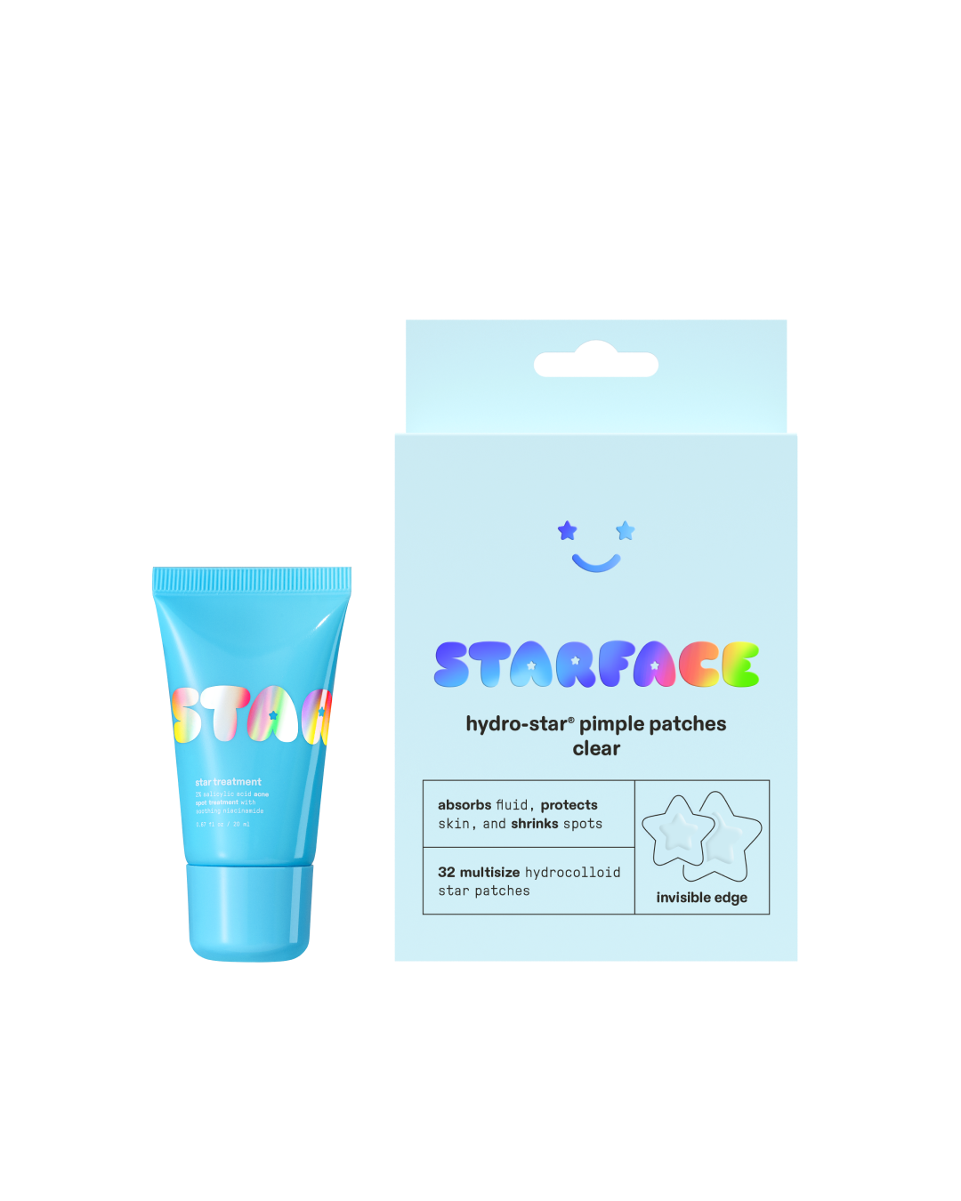 star treatment™ + hydro-star® clear bundle - Smooth Look On The Go Patches